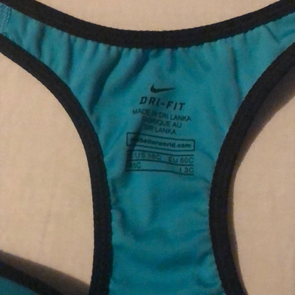 Teal Nike Sports Bra - Picture 2 of 6